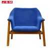 Quality Products Home Fabric Tufted Chair Solid Wood High Back Armchair