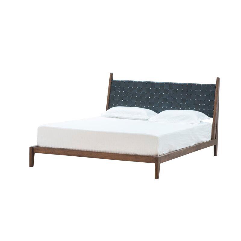 Luxury Modern Wood Comfortable Queen Size Bed Fabric Bedroom Furniture Bed