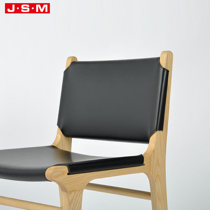 Nordic Modern Indoor High Land Bent Wood Seat Furniture Bar Chair