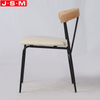 New Product Commercial Dining Room Metal Frame Cushion Seat Dining Chair