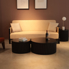 New Style Customization Solid Wood Round Corner Have Storage Tea Table