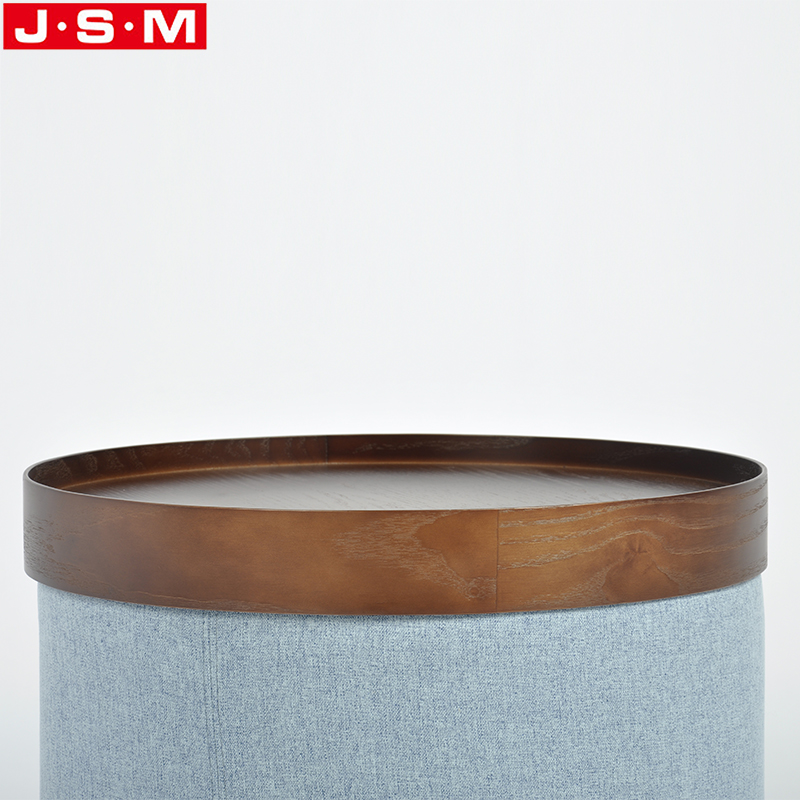 Moveable Timber Tray Ottoman