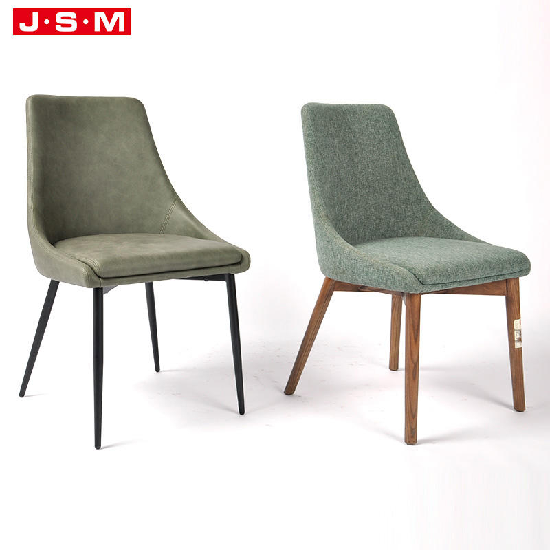 Modern Metal Dining Chair Elegance Leather Dining Chair