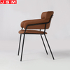 Simple Design Metal Legs Restaurant Room Furniture Foam And Fabric Comfortable Dining Chair