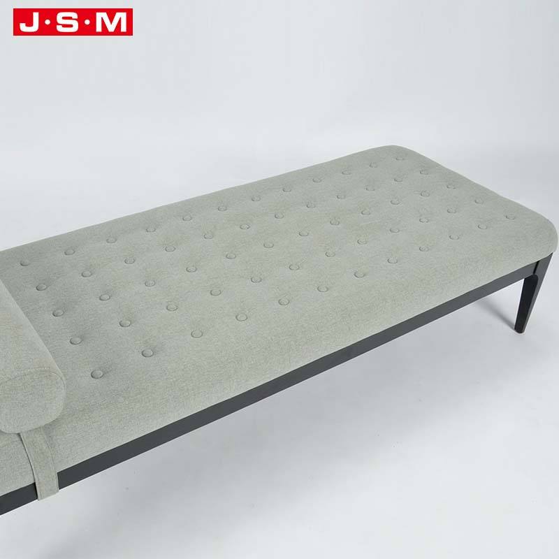 Good Quality Hot Sale Ottoman Sets Velvet Hotel Room Lounge Sectional Sofa Ottoman Seat Bench With Back