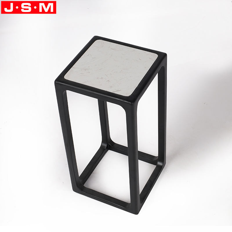 Luxury Style Stone Top Coffee Table Living Room Furniture Ash Frame Side Table Side Table Nearby Side Table Round