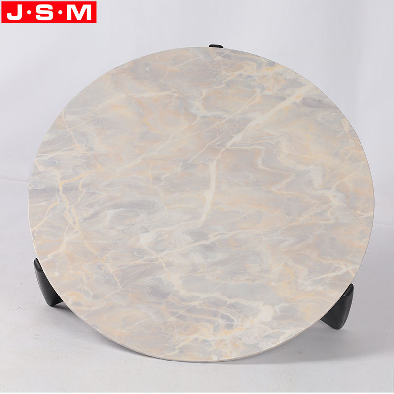Modern High Quality Coffee Table Round Stone Coffee Table For Living Room