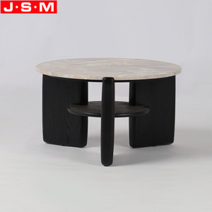 Modern High Quality Coffee Table Round Stone Coffee Table For Living Room