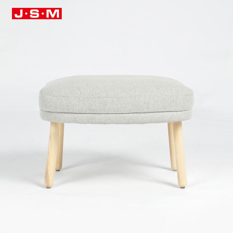 Cube Wooden Retro Style Round Square Pouffe Stool Tufted Velvet Fabric Ottoman