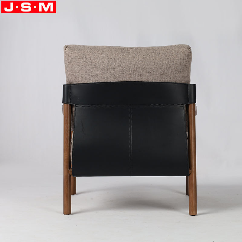 Timber Wood Cushion Fabric Arm Chair Single Chair Accent Armchair Chair