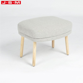 Cube Wooden Retro Style Round Square Pouffe Stool Tufted Velvet Fabric Ottoman