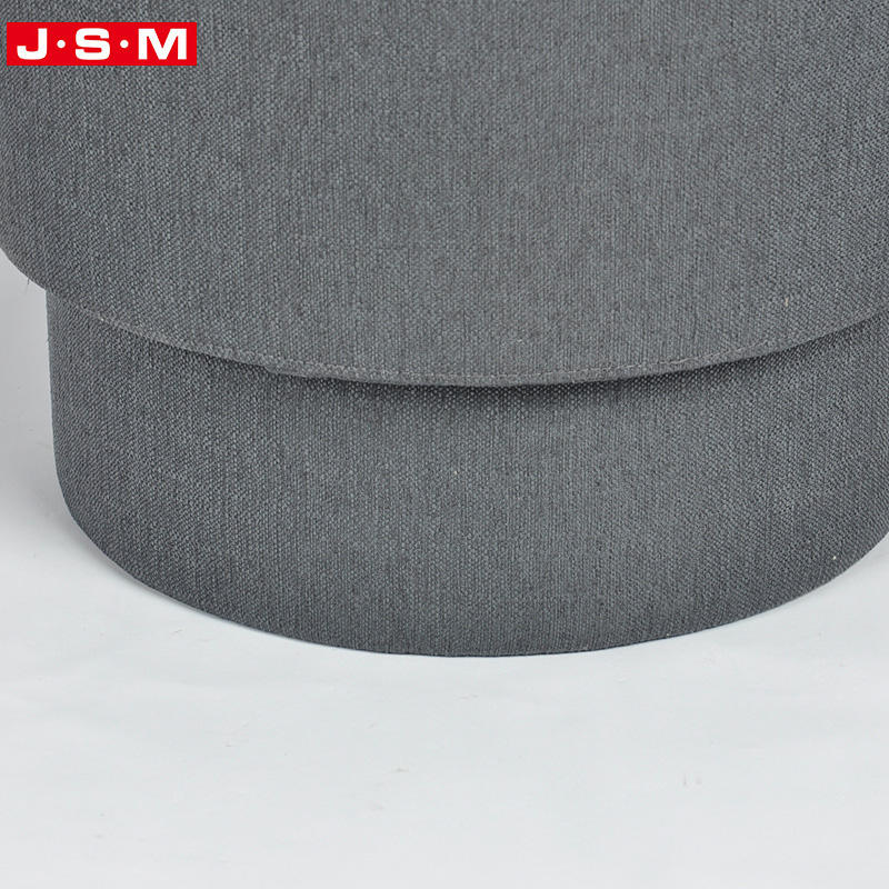Good Quality Elegant Modern Children Bedroom Round Ottoman For Living Room