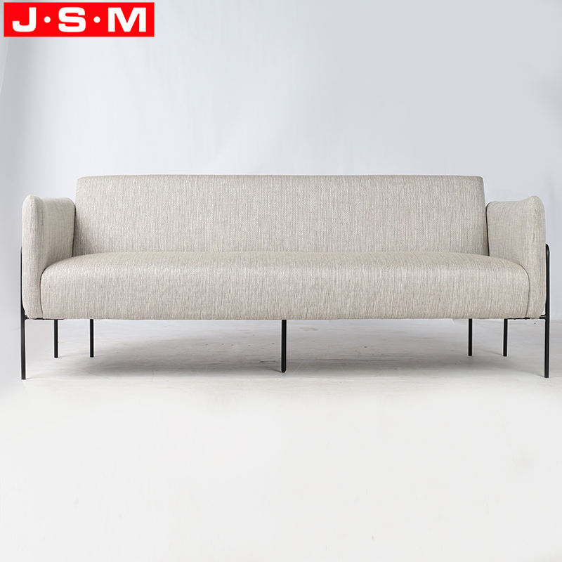 Modern Interior Cushion Wooden Frame L Shape Villa Home Furniture Chaise Lounge Sofa