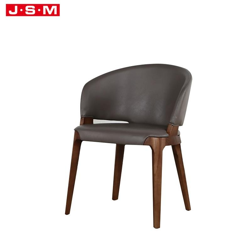Modern Nordic Room Luxury Upholstered Outdoor Wood Wide Minimalism Dining Chairs