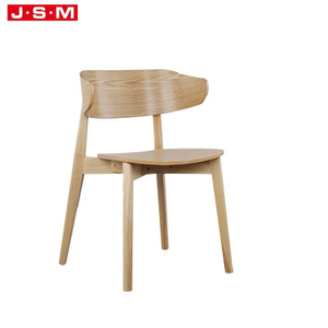 High Quality Modern High Back Veneer Seat Wooden Ash Timber Frame Dining Chair