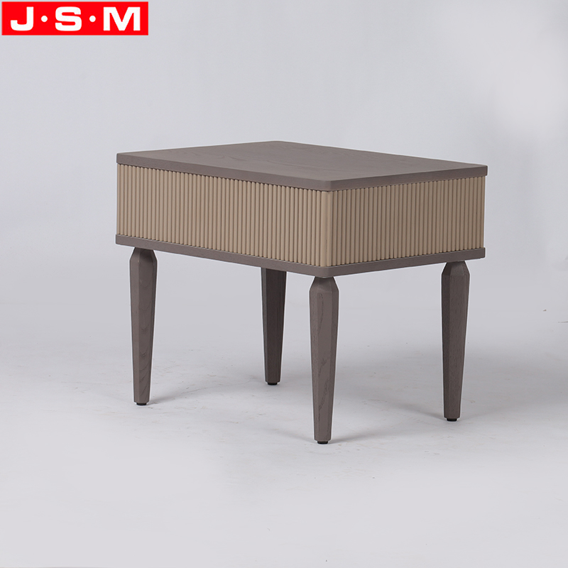 bed with bedside tables