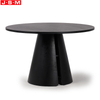 Modern Home Furniture Dinning Room Table Round Wooden Dining Table