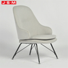 Modern Leisure Solid Wood Frame Furniture Leather Armchair Comfortable Leisure Chair
