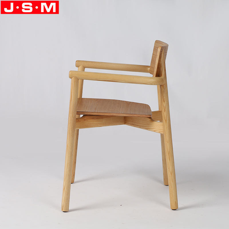 Minimalist Thickened Cushion Modern American Wood Dining Chairs