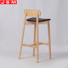 Modern Wooden Design Elegant Bar Stool Armless High Bar Stool Chair