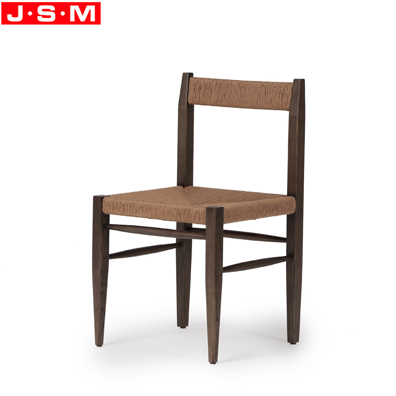 Wood And Fabric Dining Chair