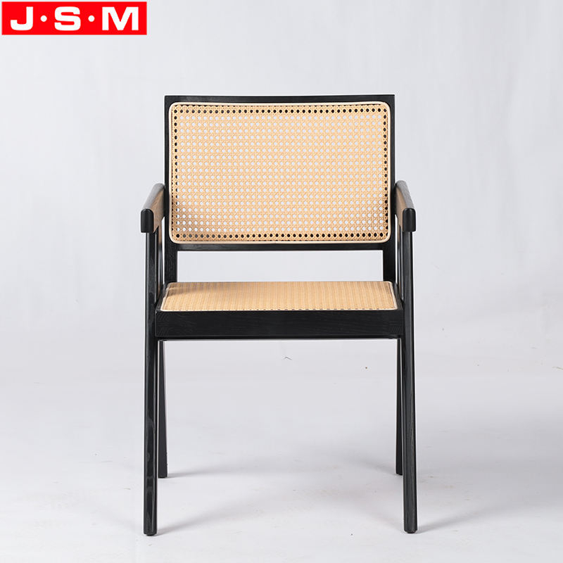 Modern Furniture Plastic Rattan Dining Chair Luxury Solid Wood Dining Chair