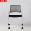 Metal Aluminum Alloy Office Chair Computer Foldable Mesh Office Chair With Four Wheel