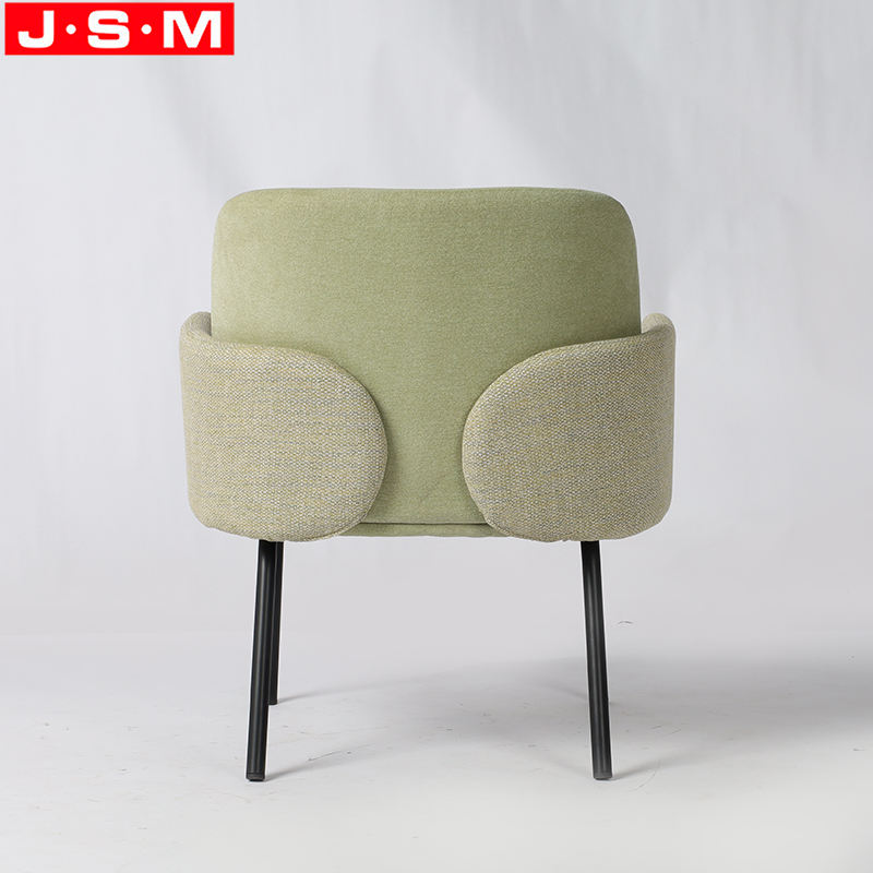 Cushion Lounge Accent Chair Metal Frame Armchair For Living Room Furniture