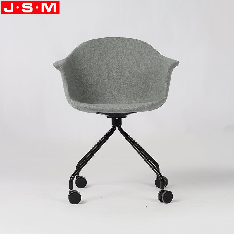 Fabric Seat Rotatable Powder Coating Metal Base Office Furniture Office Chair