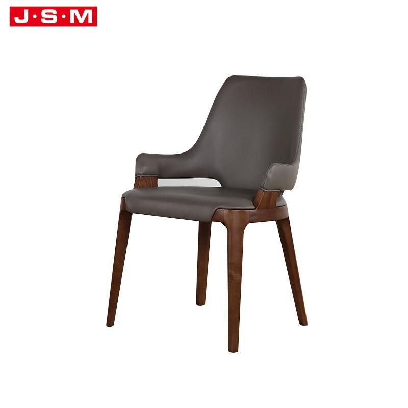 Luxury Black Fabric Wooden Solid Party Hotel Outdoor Dining Chair