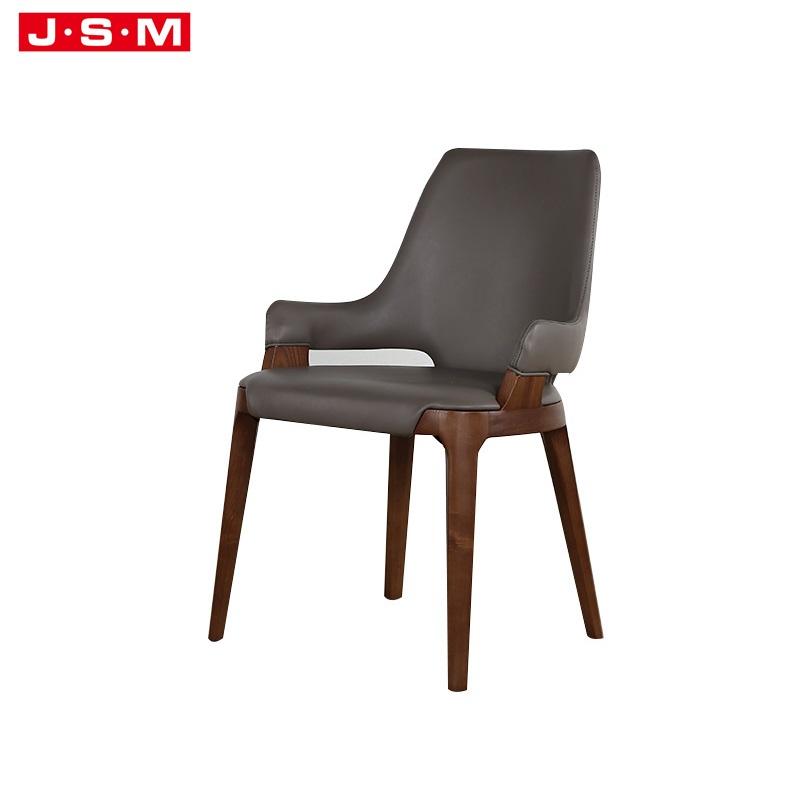 Luxury Black Fabric Wooden Solid Party Hotel Outdoor Dining Chair