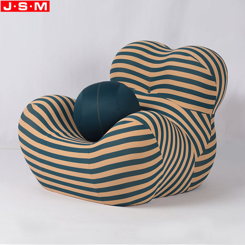 Modern Living Hotel Villa Leisure Armchair With Upholstery Ball Like Image