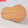 Durable Solid Wood Tea Table Living Room Modern Simple Irregular Tea Table