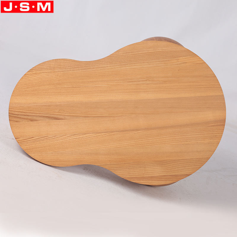 Durable Solid Wood Tea Table Living Room Modern Simple Irregular Tea Table