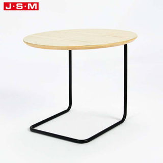 Modern Coffee Table Book Wood Sitting Room Metal Base Coffee And End Table Sets