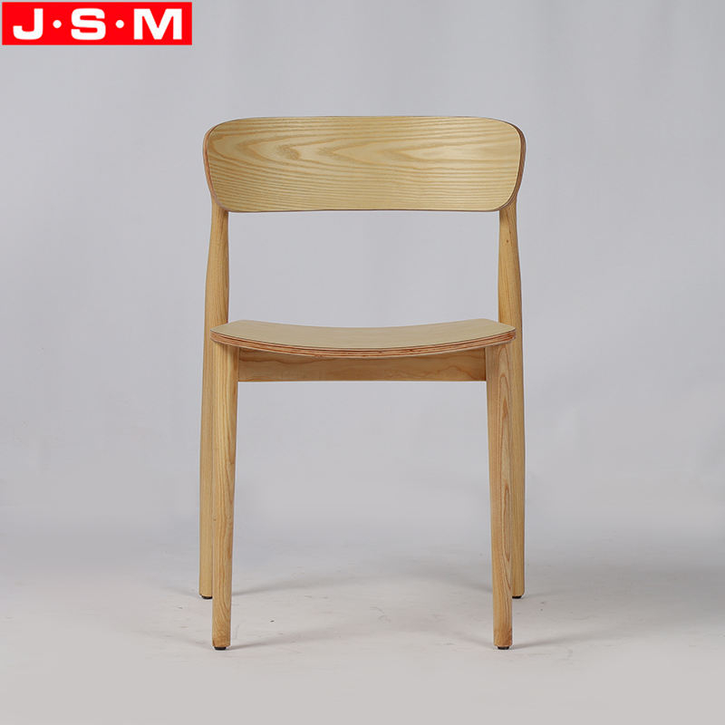 Wholesale Armrest Chair Wooden Ash Timber Frame Dining Chair
