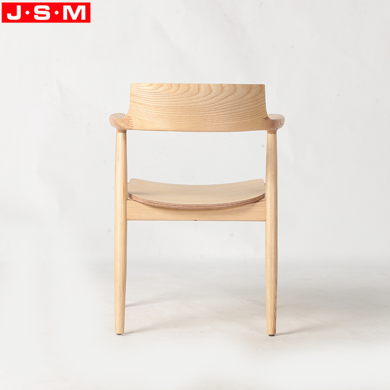 Home Furniture Custom Dining Room Linen Woven Chair Ash Timber Frame Restaurant Chair