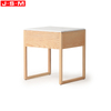 Nordic Minimalist Modern Man Made Stone Top Storage Small Cabinet Board Assembly Storage Bedside Table With One Drawer