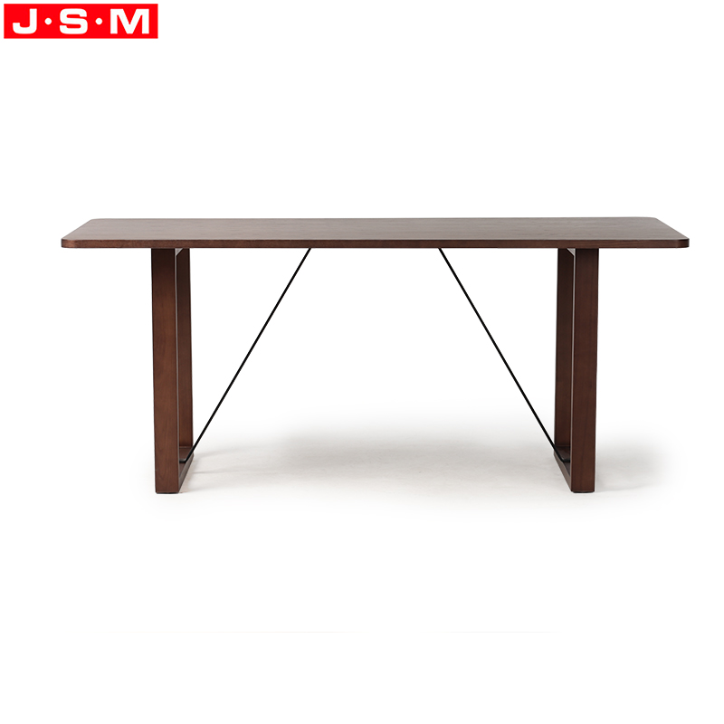 Luxury Modern Restaurant Modern Design Rectangle Shape Wood Dining Table