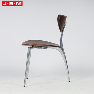 Modern Sillas Comedor Chaises De Salle Manger Cadeiras De Jantar Cushion Seat and Back Metal Legs Dining Room Chair