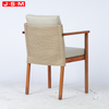 Luxury Comfortable Furniture Moveable Seat and Back Solid Wood Modern Eco-Friendly Backrest Dining Chair
