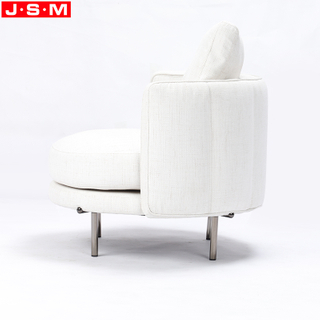 Outdoor Garden Armchair Wooden Frame With Foam And Fabric Furniture Armchair