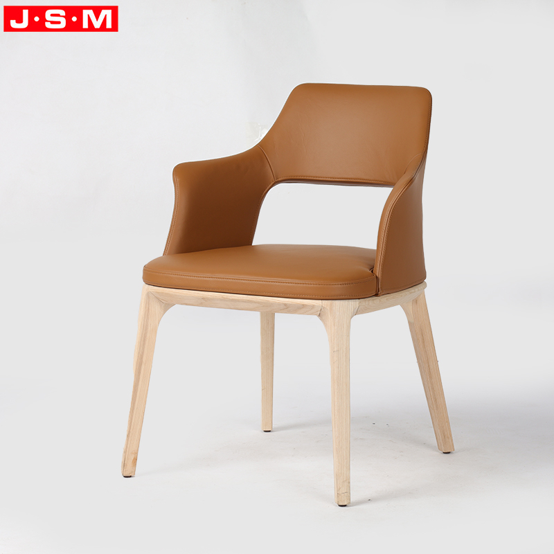High Quality Nordic Meeting Room Wood Dining Arm Chair Dining Side Chairs
