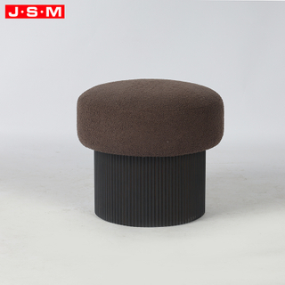 Modern Multi-functional Living Room Wooden Storage Stool Round Storage Ottoman for Outdoor Home Office & Living Room Use