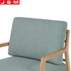 American ash frame Single Sitting Room Arm Chair Living Room fabric or PU upholstery