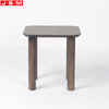 Wholesale Simple Design Homes Gardens Round Side Table Plywood with Ash Veneer Top Ash Timber Base
