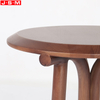 Ash Timber Coffee Decorative Round Corner Wooden Tea Side Table For Living Room Bedroom