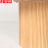 Living Room Furniture Side Table Modern Ash Timber Base Stone Top Tea Table