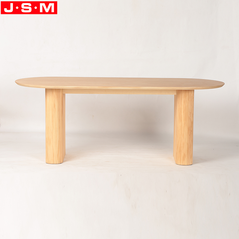 Best Selling New Design Home Furniture Ash Timber Base Dining Table For Dining Room