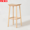 Good Quality Unique Brown Furniture Kitchen Counter Kitchen Coffee Wood Chair Bar Stool
